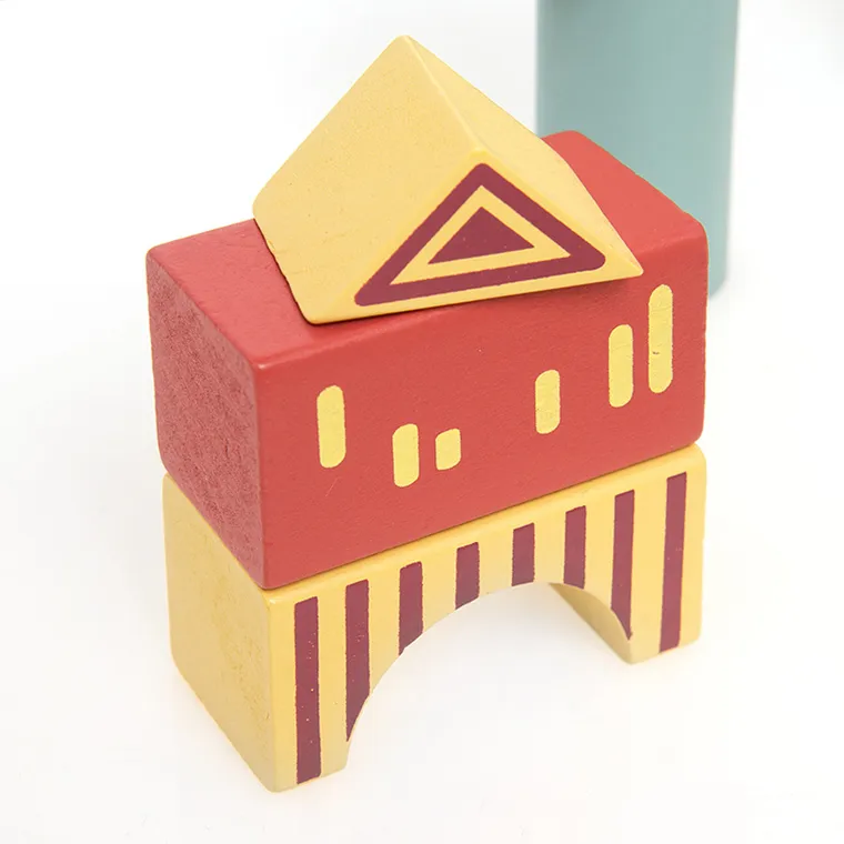 Smiki, cuburi de lemn, 100 buc.