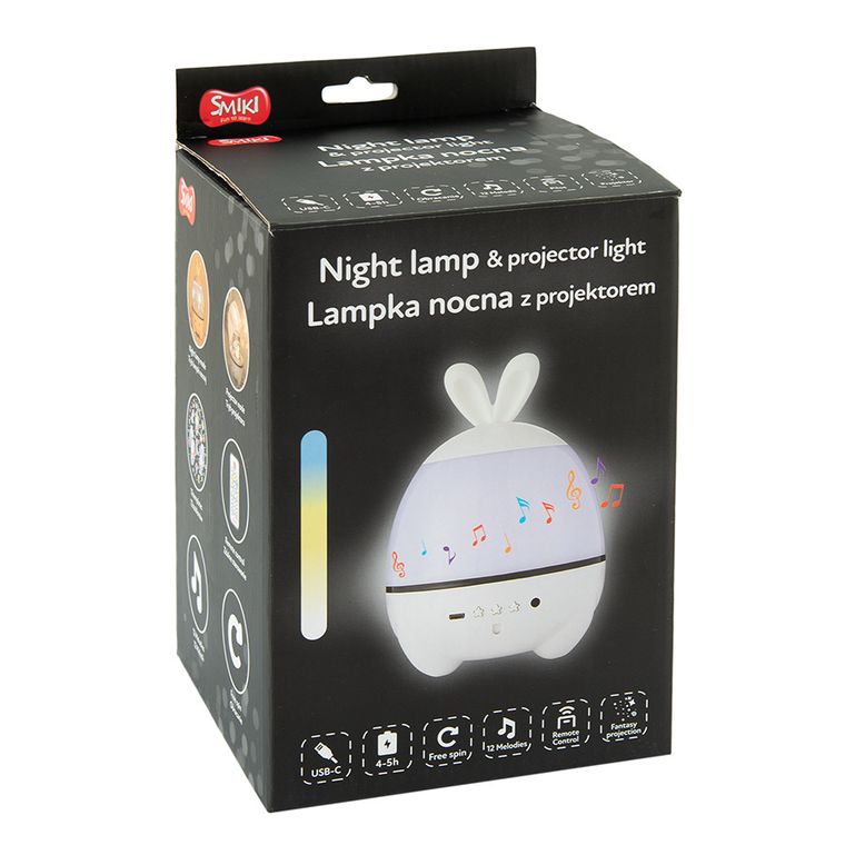 Smiki, Iepuras, lampa de veghe cu proiector