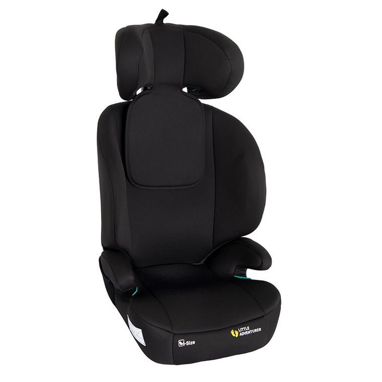 Smiki, Little Adventurer, scaun auto, iSize, negru, 100-150 cm