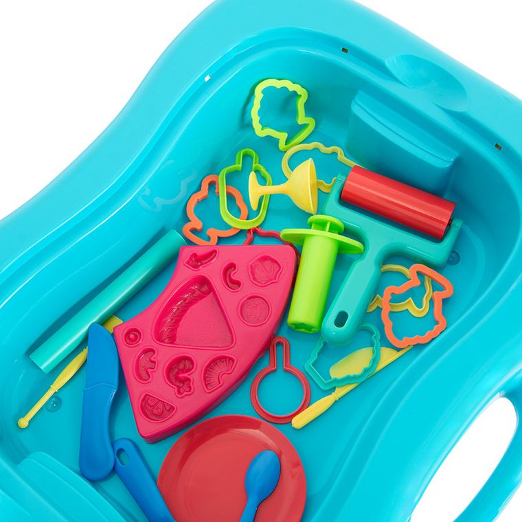 Smiki, masuta cu pasta modelatoare, 4 culori si accesorii