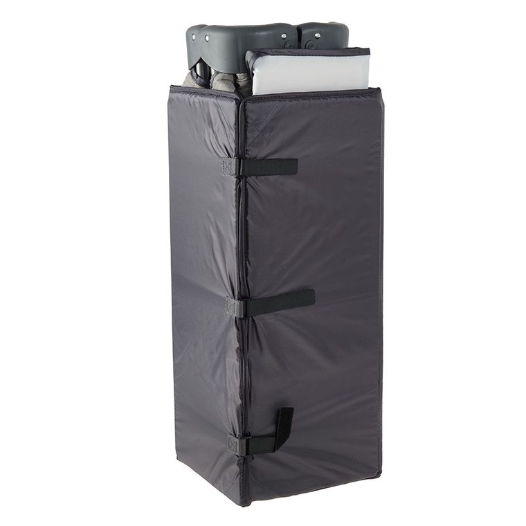 Smiki, patut de voiaj cu saltea de infasat, gri