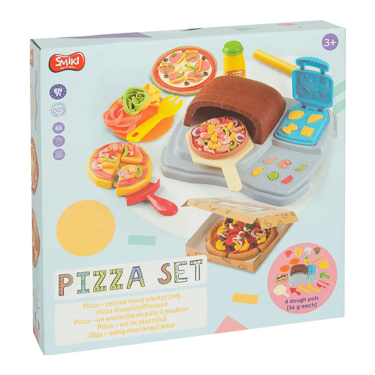 Smiki, Pizza, pasta modelatoare cu accesorii