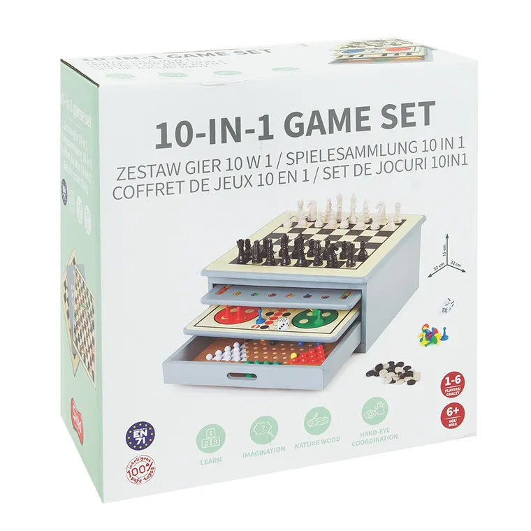 Smiki, set jocuri de societate, 10 in 1