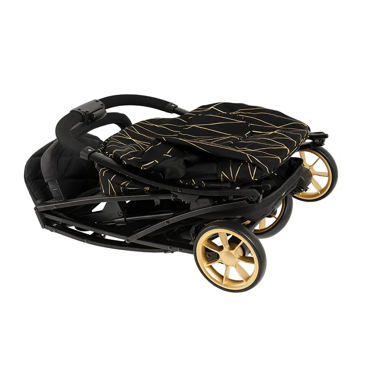 Smiki, Thunder Pro, carucior sport, negru-auriu