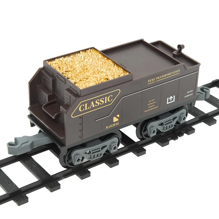 Smiki, tren clasic cu sine, fum, lumini si sunete, 1:48