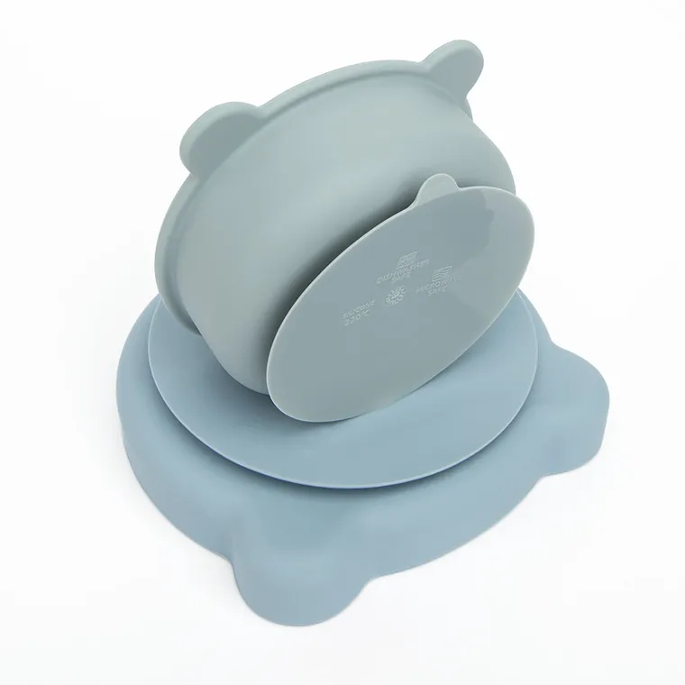 Smiki, Very Bunny, set de vase din silicon, albastru