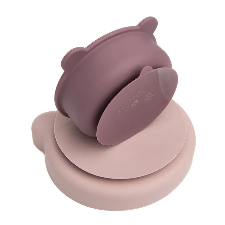 Smiki, Very Bunny, set de vase din silicon, roz