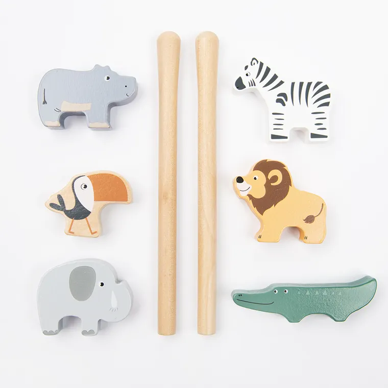 Smiki, Zookabee, Camion, xilofon si piese de potrivit, jucarie din lemn