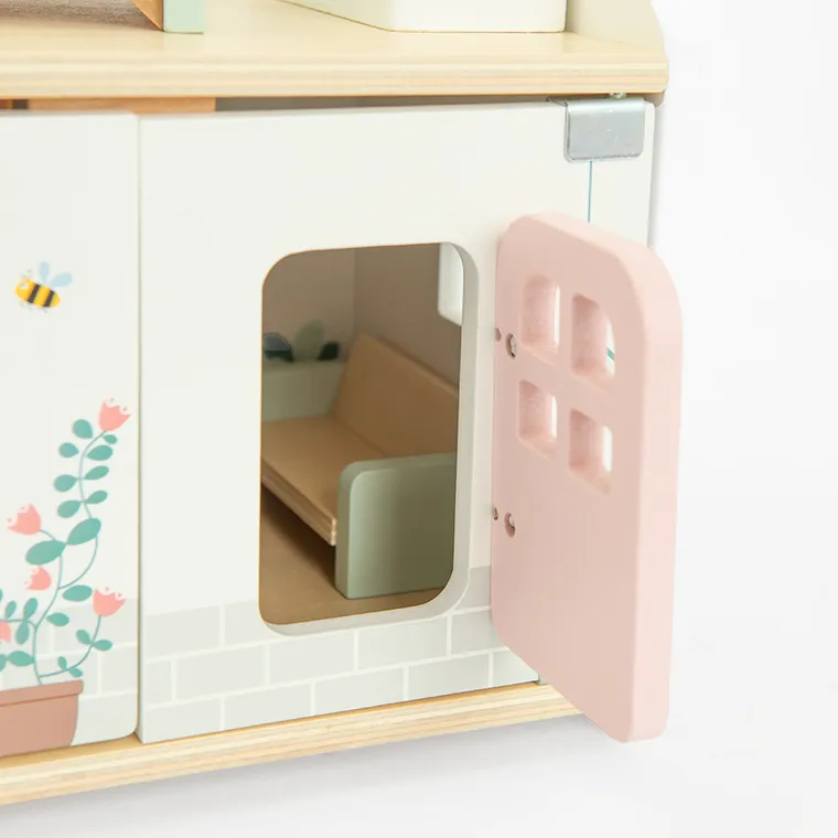 Smiki, Zookabee, casuta din lemn pentru papusi, 9 elemente