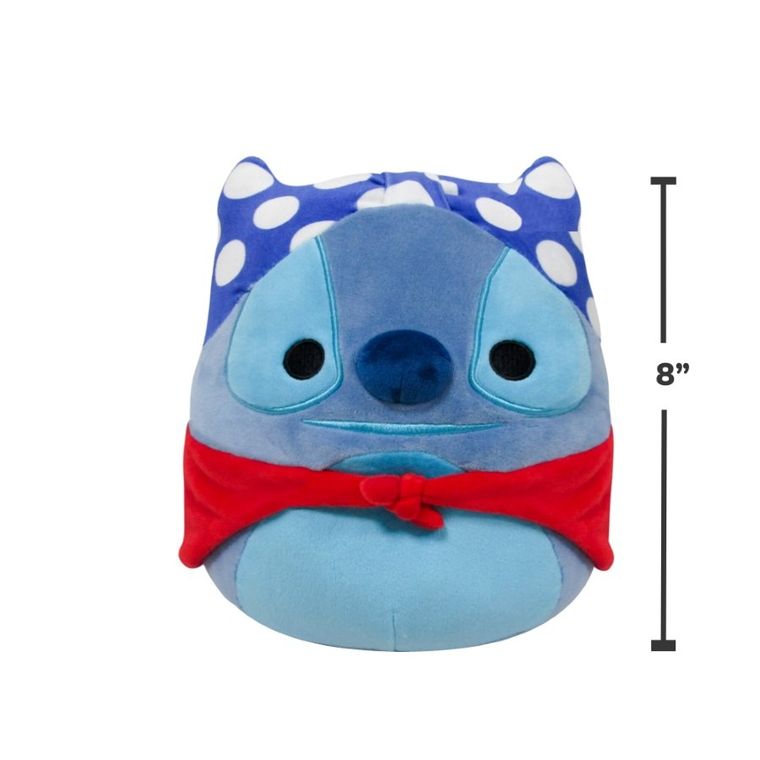 Squishmallows, Disney, Stitch, jucarie de plus, 20 cm