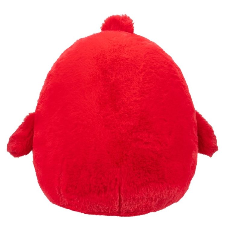 Squishmallows, Fuzzamallow, Cazlan, Red Cardinal, jucarie de plus, 30 cm