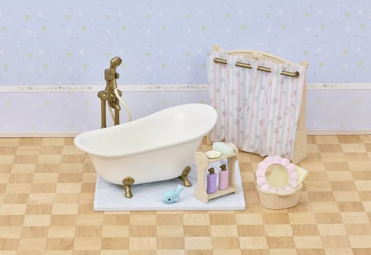 Sylvanian Families, Baie cu cada si dus, set de accesorii, 5739