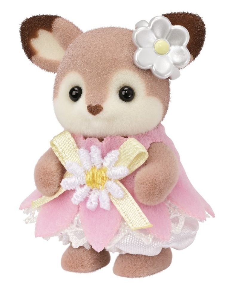 Sylvanian Families, Caprioare pe leaganul cu flori, set cu figurine, 5801