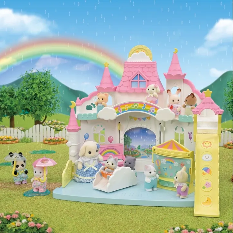 Sylvanian Families, Gradinita colorata, set cu figurine, 5743