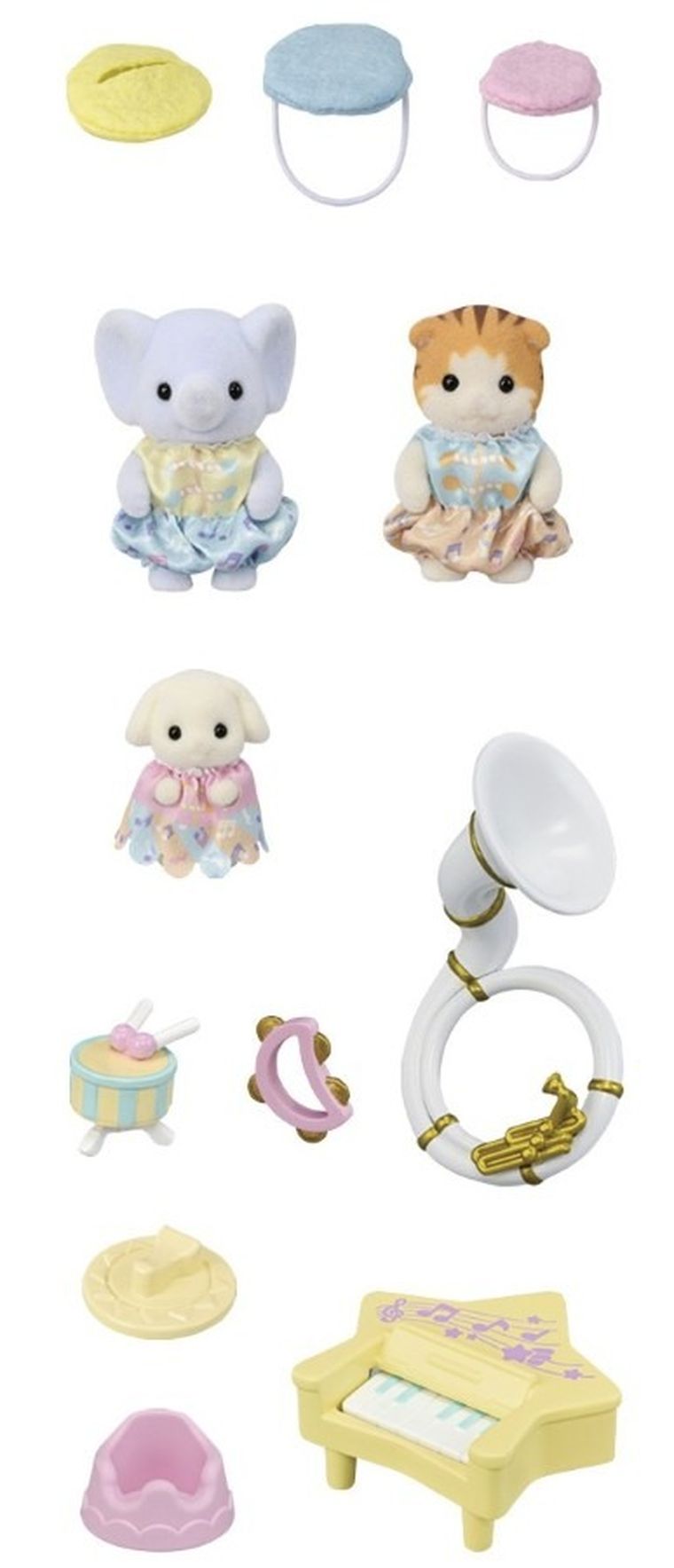 Sylvanian Families, Nursery Concert, figurine cu accesorii, 5817