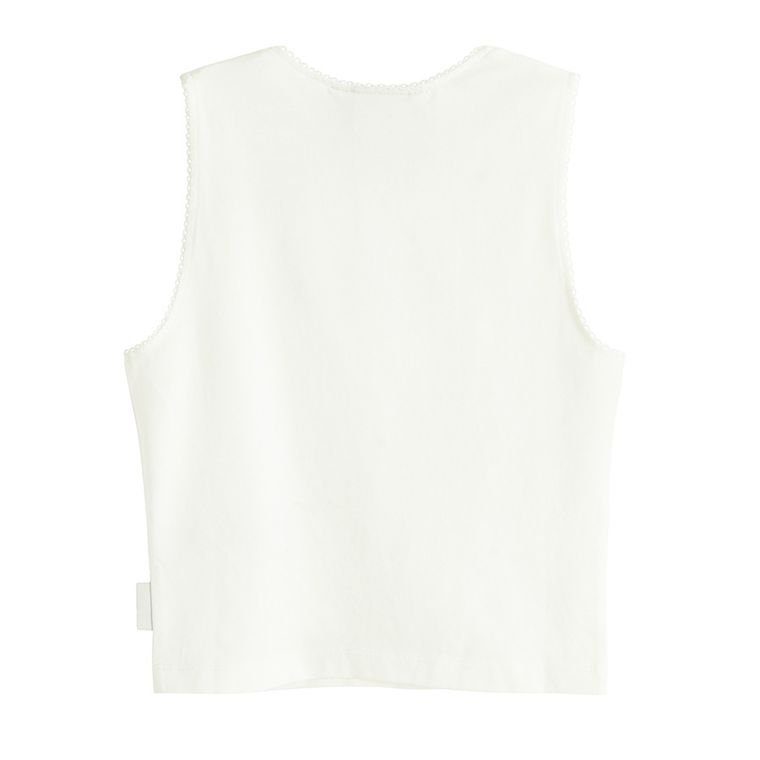 Top fara maneci cu adaos de modal NOWEAR