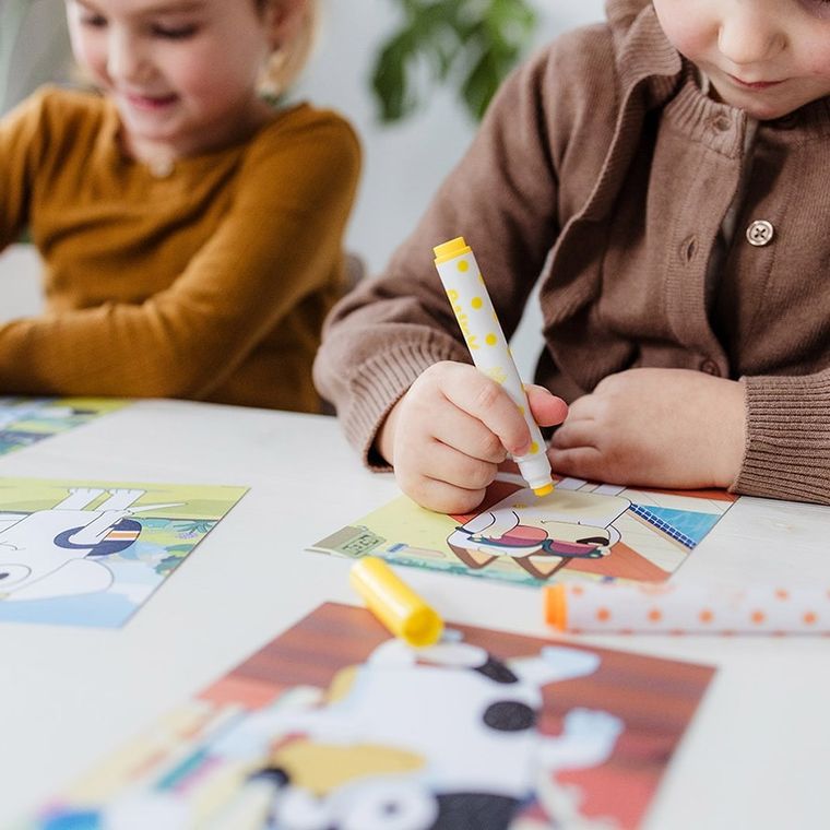 Totum, Bluey, stampile cu puncte, set creativ