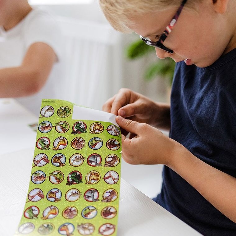 Totum, Dino, set mare de stickere, 300 elemente