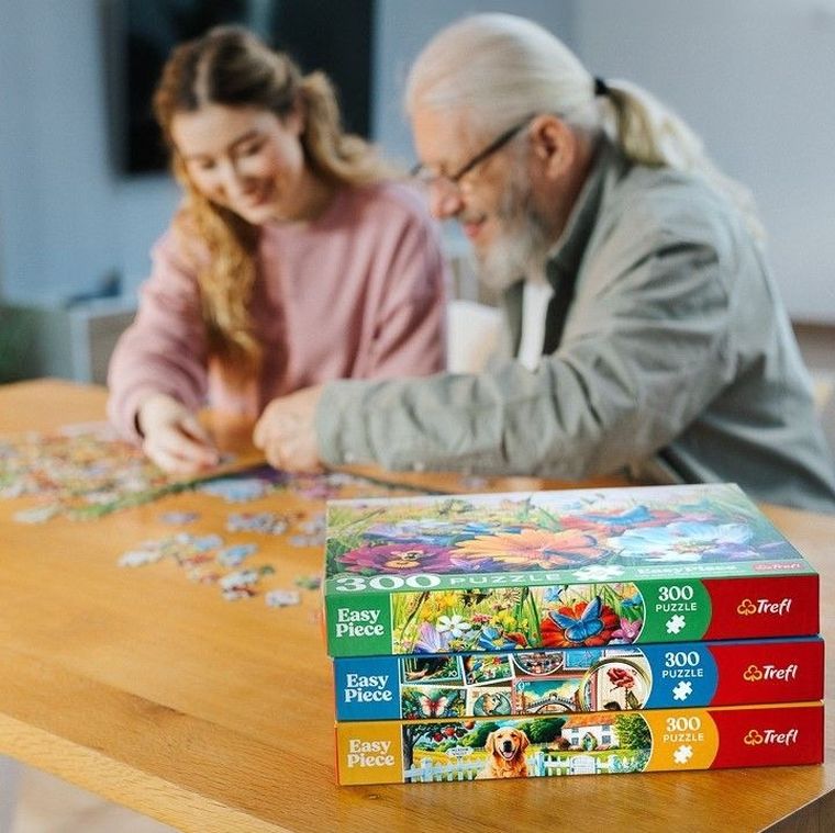 Trefl, EasyPiece, Insects in the Meadow, puzzle, 300 piese