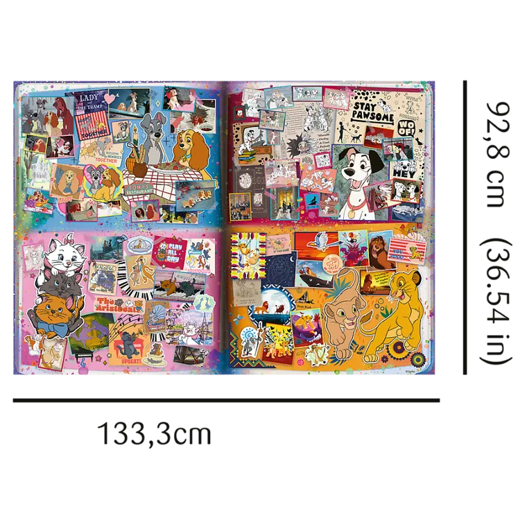 Trefl, The Great Book of Disney, puzzle, 4-1500 piese