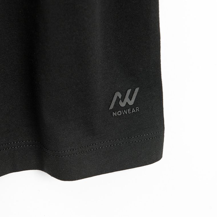 Tricou basic din bumbac cu croiala oversize NOWEAR