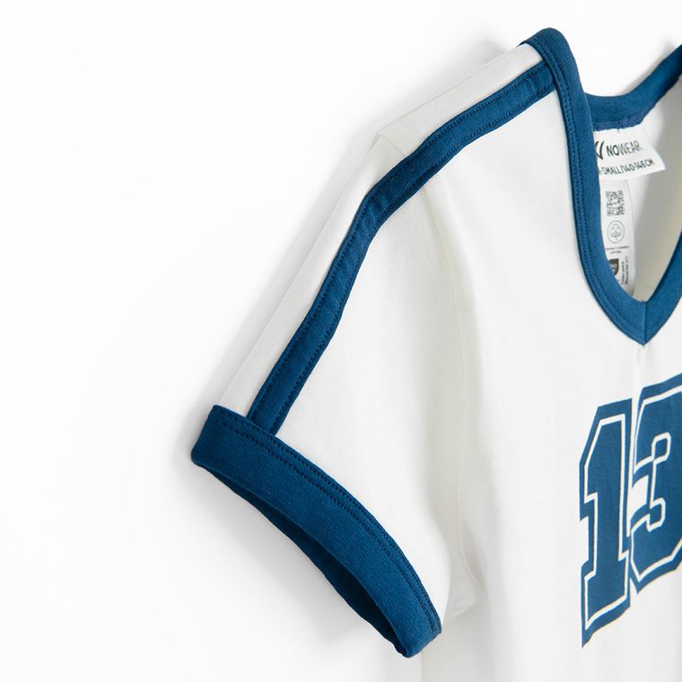 Tricou cu imprimeu si croiala slim NOWEAR