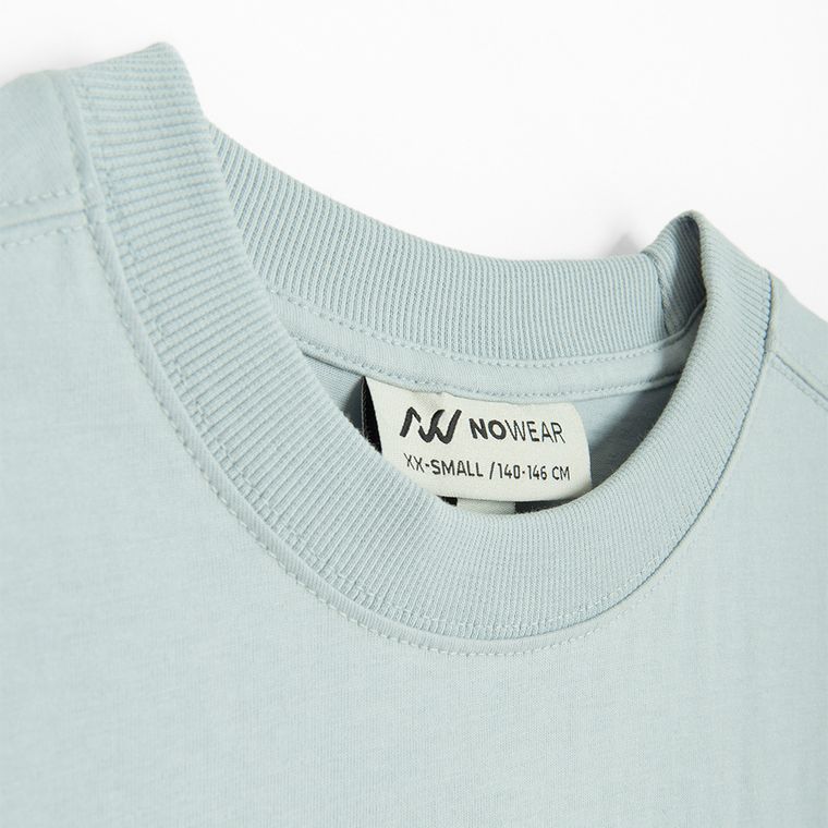 Tricou din bumbac cu croiala loose NOWEAR