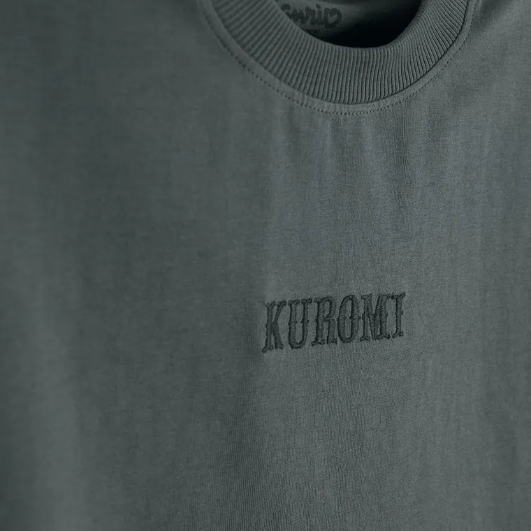 Tricou oversize din bumbac pieptanat Kuromi NOWEAR