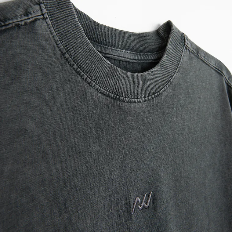 Tricou oversize din bumbac pieptanat NOWEAR