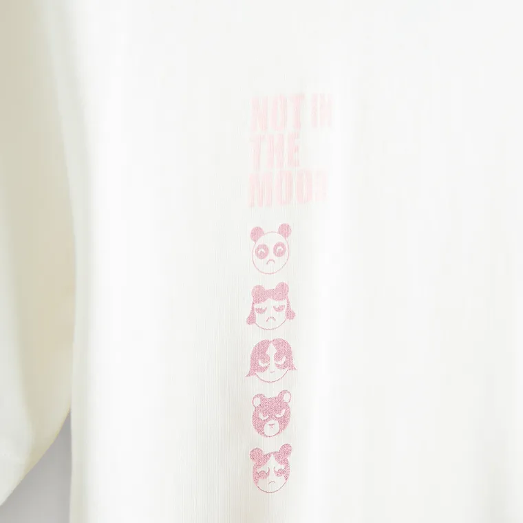 Tricou oversize din bumbac pieptanat NOWEAR