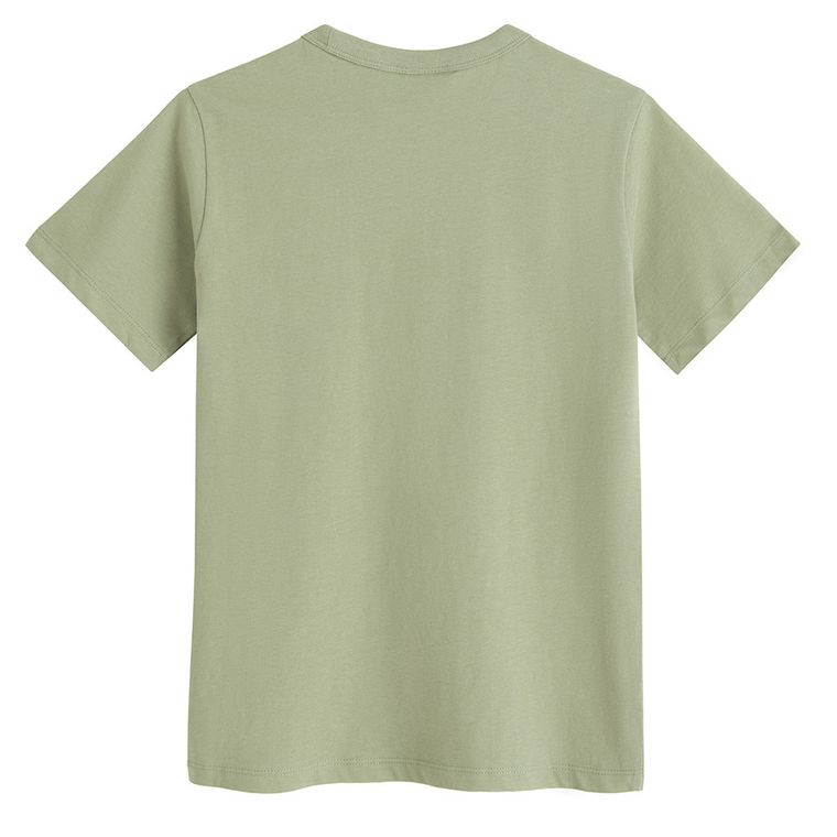 Tricou regular din bumbac pieptanat NOWEAR