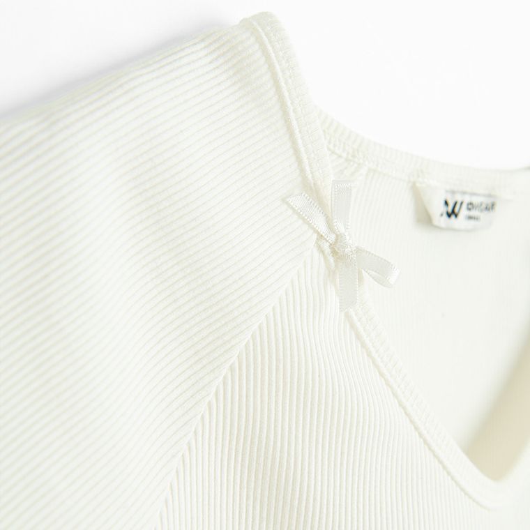 Tricou reiat cu adaos de modal NOWEAR