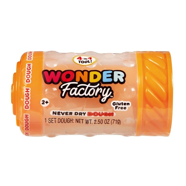 Wonder Factory, Never Dry Dough, masa plastica intr-un tub, plastilina, 1 buc.