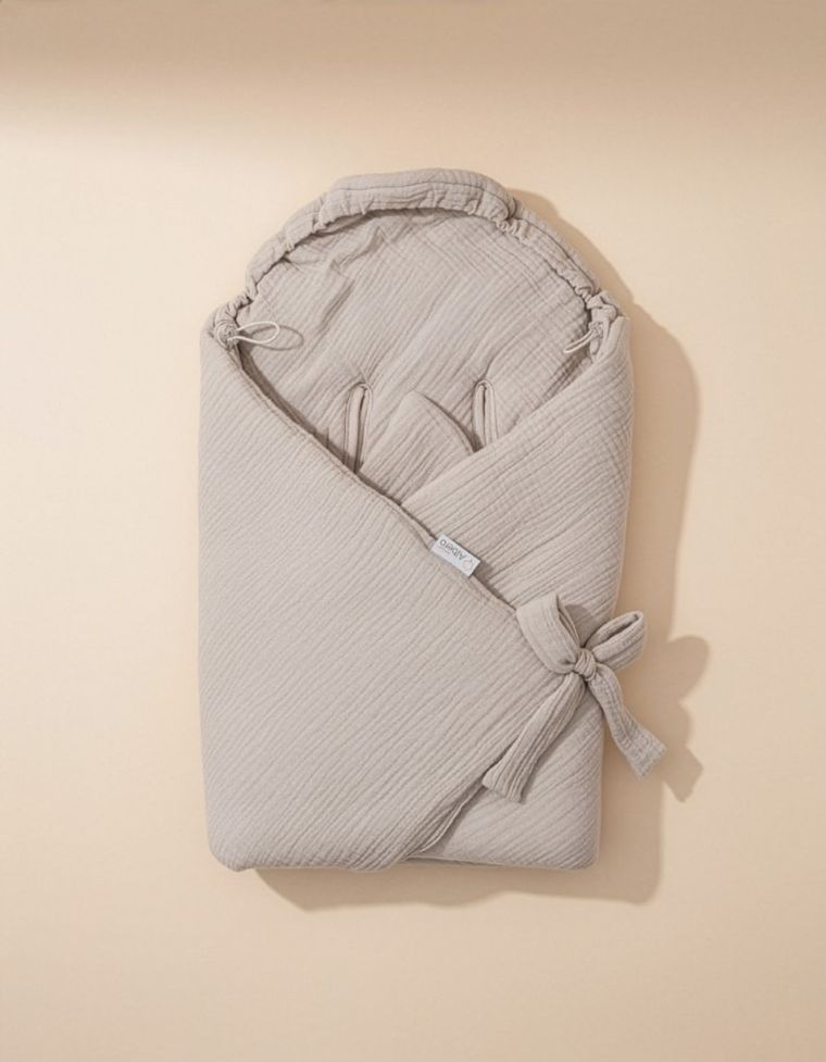 Albero Mio, Patura pentru scaun auto, calduroasa, bej