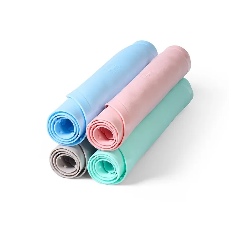 BabyOno, covoras antiderapant, albastru, 70-35 cm