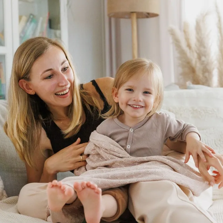 BabyOno, Patura tricotata din bambus, bej deschis, 75-100 cm