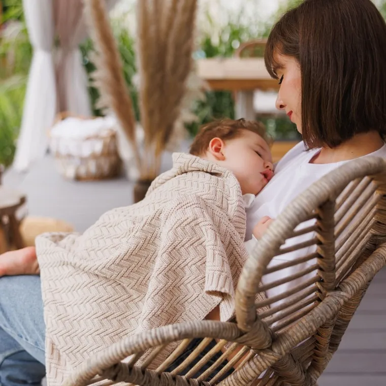 BabyOno, Paturica din bumbac organic, bej