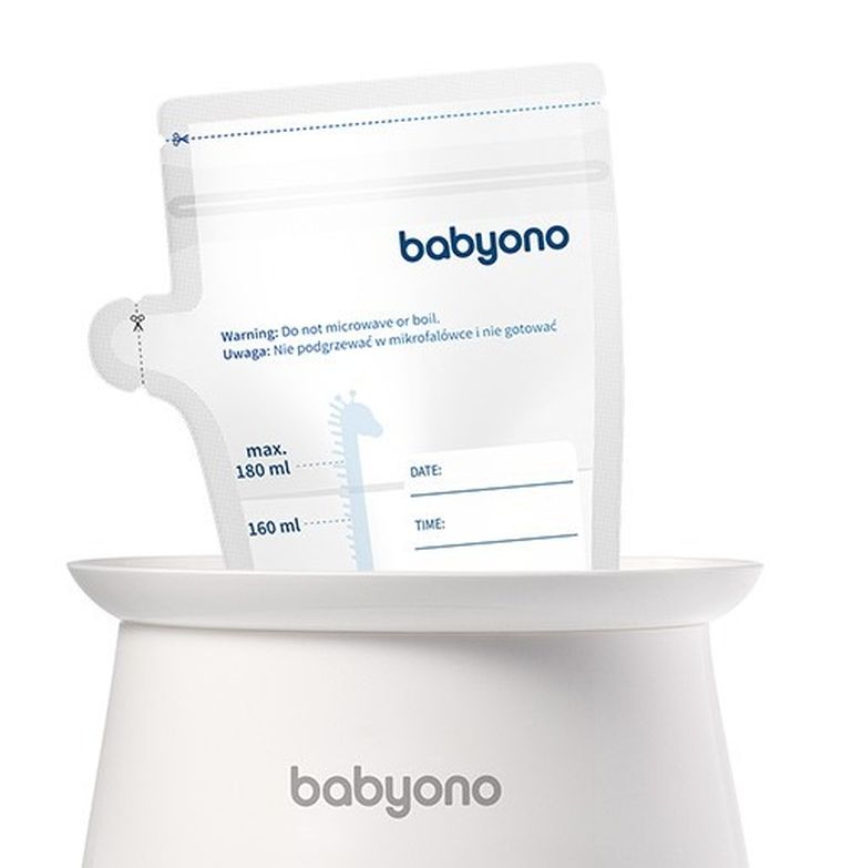 BabyOno, pungi pentru stocarea laptelui matern, 180 ml, 30 buc.
