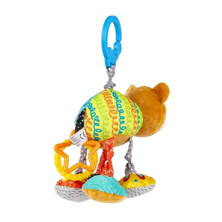 Balibazoo, Ursuletul colorat Ionut, jucarie cu agatatoare si vibratii