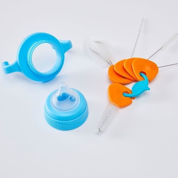 B.Box, set de 5 perii pentru curatarea sticlelor si paielor