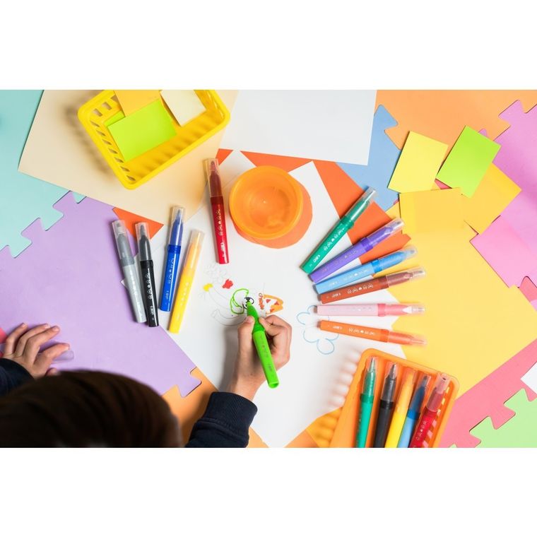 Bic, Kids, Comfort Jumbo, carioci, 12 culori