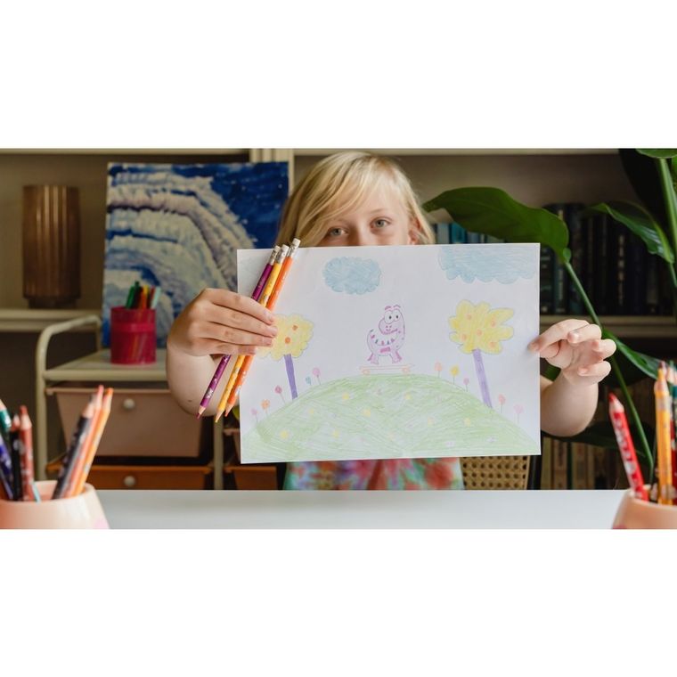 Bic, Kids, Evolution Illusion, creioane colorate, 12 buc.