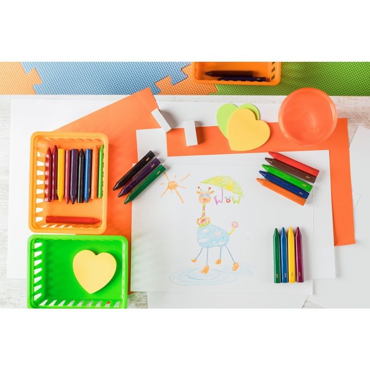 Bic, Kids, Plastidecor Triangle, creioane cerate, 12 culori