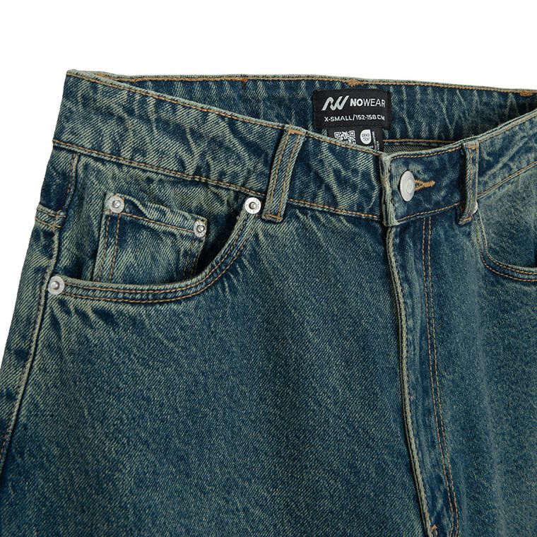 Blugi wide leg cu sectiuni detasabile unisex NOWEAR