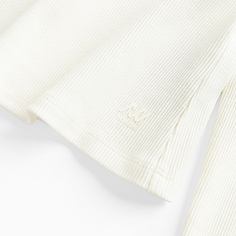Bluza ecru reiata cu dantela NOWEAR