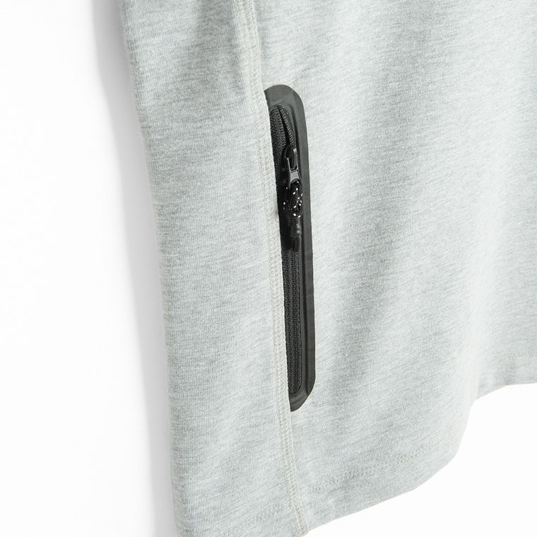 Bluza gri cu maneca scurta NOWEAR