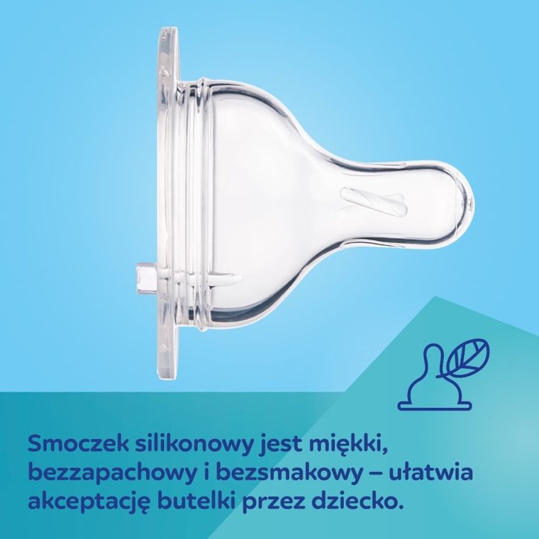 Canpol babies, Goose, EasyStart, biberon cu tetina anticolici, 120 ml