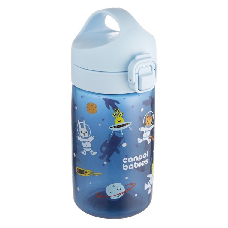 Canpol babies, Junior, sticla de apa pentru copii, albastru, 400 ml