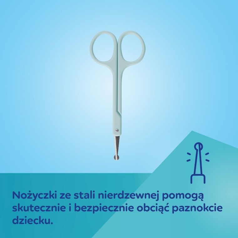 Canpol babies, set manichiura pentru bebelusi si copii, albastru