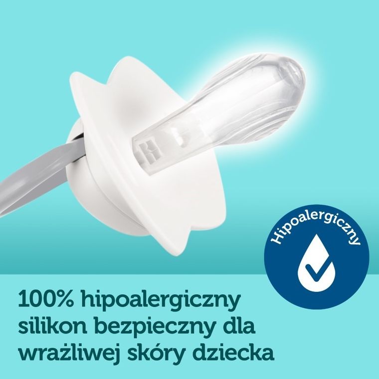 Canpol babies, Sleepy Koala, suzeta din silicon, simetrica, 0-6m, 2 buc., albastru